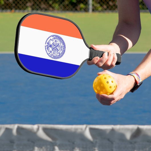 Pickleball Paddle with flag of New York, USA ピックルボールラケット (インサイチュ)
