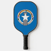 Pickleball Paddle with flag of Northern Mariana ピックルボールラケット (正面)