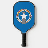 Pickleball Paddle with flag of Northern Mariana ピックルボールラケット (裏面)