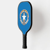 Pickleball Paddle with flag of Northern Mariana ピックルボールラケット (左)