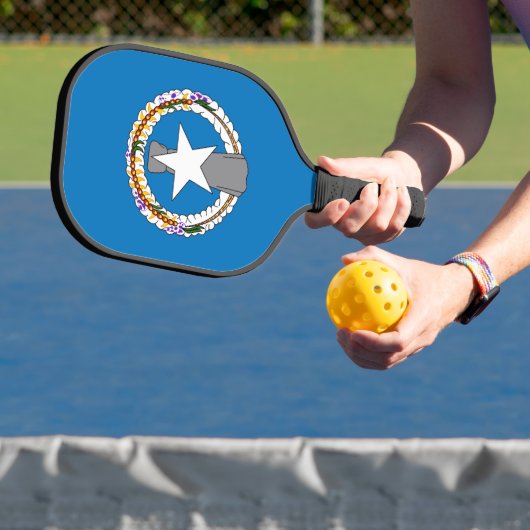 Pickleball Paddle with flag of Northern Mariana ピックルボールラケット (インサイチュ)