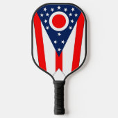 Pickleball Paddle with flag of Ohio, USA ピックルボールラケット (正面)
