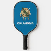 Pickleball Paddle with flag of Oklahoma, USA ピックルボールラケット (裏面)