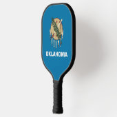 Pickleball Paddle with flag of Oklahoma, USA ピックルボールラケット (左)