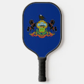 Pickleball Paddle with flag of Pennsylvania, USA ピックルボールラケット (正面)
