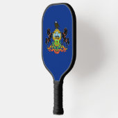 Pickleball Paddle with flag of Pennsylvania, USA ピックルボールラケット (左)