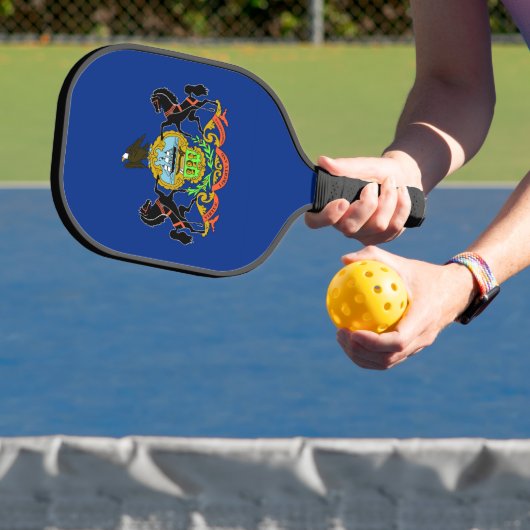 Pickleball Paddle with flag of Pennsylvania, USA ピックルボールラケット (インサイチュ)