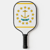 Pickleball Paddle with flag of Rhode Island, USA ピックルボールラケット (正面)