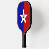 Pickleball Paddle with flag of San Antonio, USA ピックルボールラケット (左)