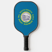 Pickleball Paddle with flag of South Dakota, USA ピックルボールラケット (正面)