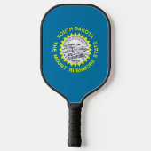 Pickleball Paddle with flag of South Dakota, USA ピックルボールラケット (裏面)