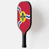 Pickleball Paddle with flag of St. Louis, USA ピックルボールラケット (左)