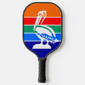 Pickleball Paddle with flag of St. Petersburg ピックルボールラケット (裏面)