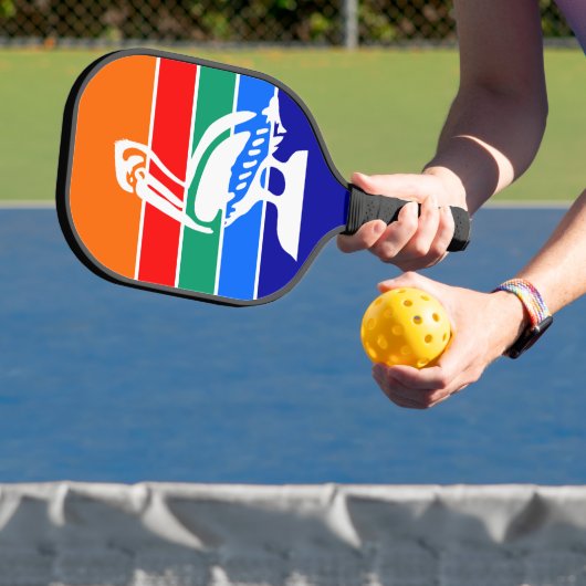 Pickleball Paddle with flag of St. Petersburg ピックルボールラケット (インサイチュ)