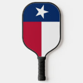 Pickleball Paddle with flag of Texas USA ピックルボールラケット (正面)