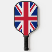 Pickleball Paddle with flag of United Kingdom ピックルボールラケット (正面)