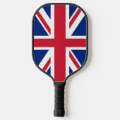 Pickleball Paddle with flag of United Kingdom ピックルボールラケット (裏面)