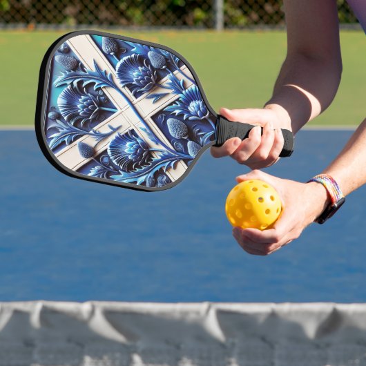 Pickleball Paddle with Scottish Thistles ピックルボールラケット (インサイチュ)