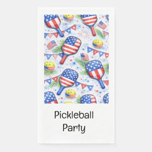 Pickleball Party 4th of July Independence Day  (正面)
