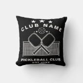 Pickleball Personalized Club Name クッション (正面)