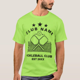Pickleball Personalized Club Name Tシャツ