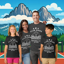 Pickleball Personalized Club Name Tシャツ