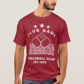 Pickleball Personalized Club Name Tシャツ (正面)