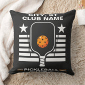 Pickleball Personalized Name Pickleball Club クッション (ブランケット)