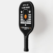 Pickleball Personalized Name Pickleball Club ピックルボールラケット (左)