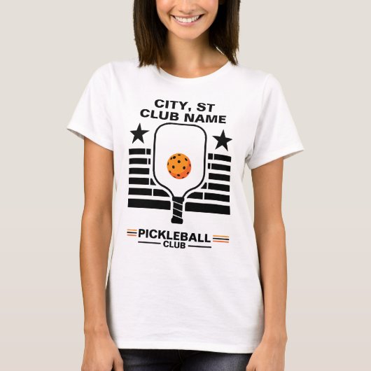Pickleball Personalized Name Pickleball Tシャツ (正面)