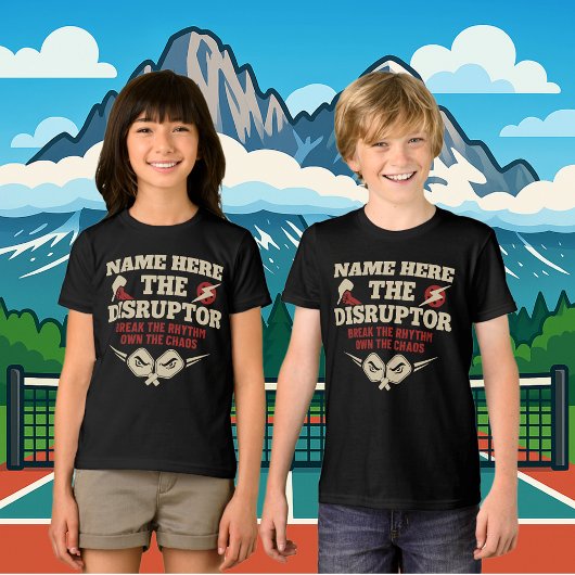 Pickleball Personalized Name The Disruptor トライブレンドＴシャツ