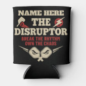 Pickleball Personalized Name The Disruptor 缶クーラー (正面)