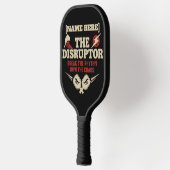 Pickleball Personalized Name The Disruptor Paddle ピックルボールラケット (左)