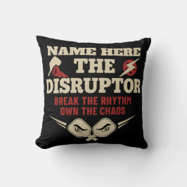 Pickleball Personalized Name The Disruptor Towel クッション