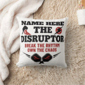 Pickleball Personalized Name The Disruptor Towel クッション (ブランケット)