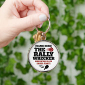 Pickleball Personalized Name The Rally Wrecker  キーホルダー (手)