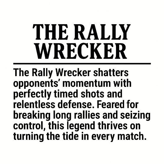 Pickleball Personalized Name THE RALLY WRECKER マグネット