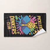 Pickleball Pickleball Dinkers Club Graffiti Sports ハンドタオル (ハンドタオル)