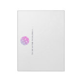 Pickleball Playerメモ帳の後に実行するPickleball ノートパッド (回転)