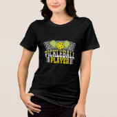 Pickleball Player トライブレンドＴシャツ (正面)