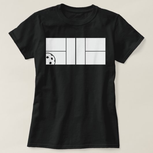 Pickleball Player Court For Men Women Funny Gift 1 Tシャツ (デザイン正面)