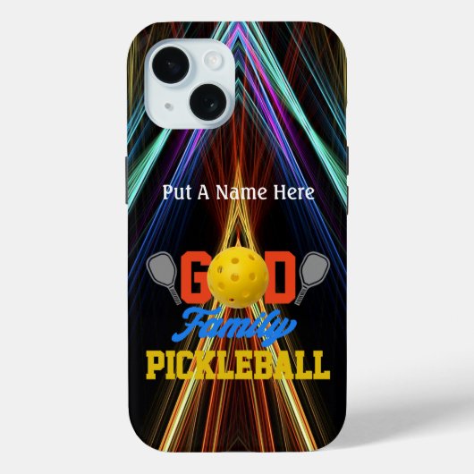 Pickleball Player/Fan personalize Case-Mate iPhoneケース (裏面)