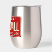 Pickleball Player Fan Retro Florida License Plate (左面)