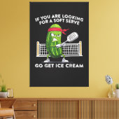 Pickleball Player Funny キャンバスプリント (インサイチュ (リビング))