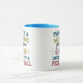 Pickleball player morning person pickleballers マグカップ (中央)