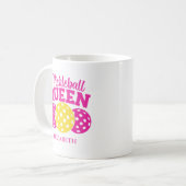 Pickleball Queen, Gift for Pickleball Lover コーヒーマグカップ (正面左)