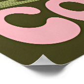 Pickleball Queen Of The Court Art Poster ポスター (角)