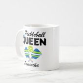 Pickleball Queen Pickleball Coffee Mug コーヒーマグカップ (正面左)