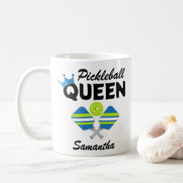 Pickleball Queen Pickleball Coffee Mug コーヒーマグカップ