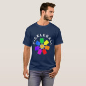 Pickleball Rainbow Design Tシャツ (正面フル)